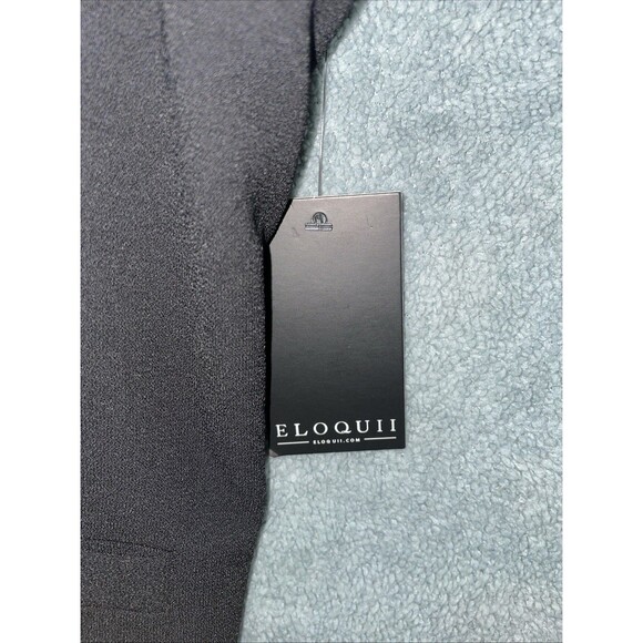 Eloquii Blazer Womens 28 Black Single Breasted Stretch Lined Jacket‎ Career - Picture 10 of 11